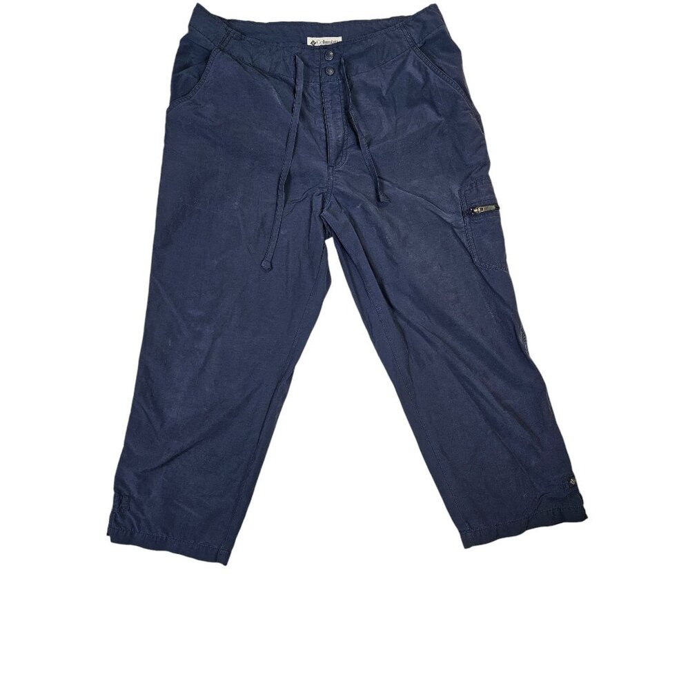 Columbia Women's Cargo Capri Pants - Navy - Size L - Picture 1 of 9